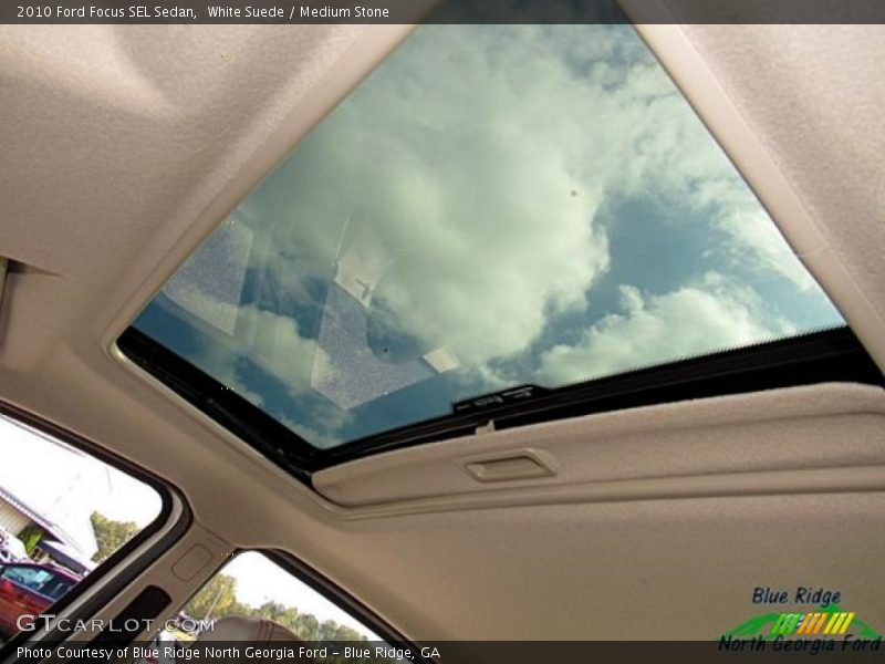 White Suede / Medium Stone 2010 Ford Focus SEL Sedan