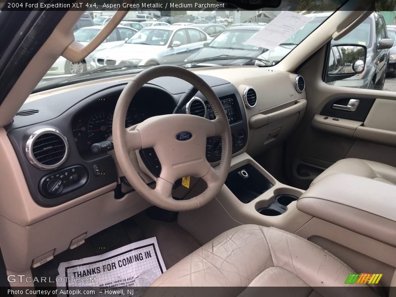 Aspen Green Metallic / Medium Parchment 2004 Ford Expedition XLT 4x4