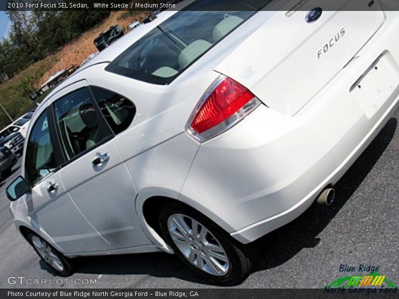 White Suede / Medium Stone 2010 Ford Focus SEL Sedan