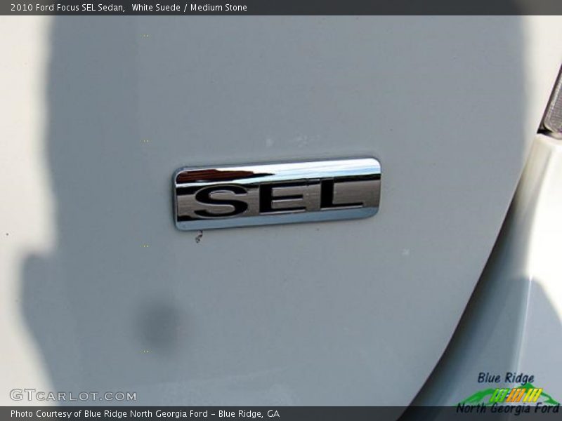 White Suede / Medium Stone 2010 Ford Focus SEL Sedan