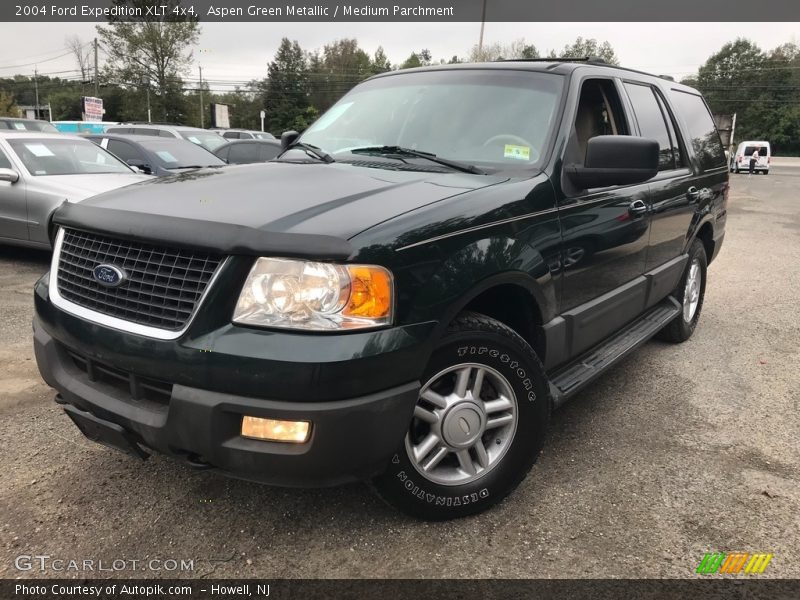 Aspen Green Metallic / Medium Parchment 2004 Ford Expedition XLT 4x4