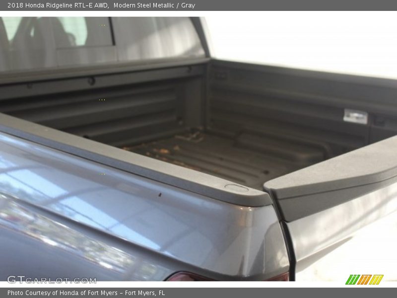 Modern Steel Metallic / Gray 2018 Honda Ridgeline RTL-E AWD