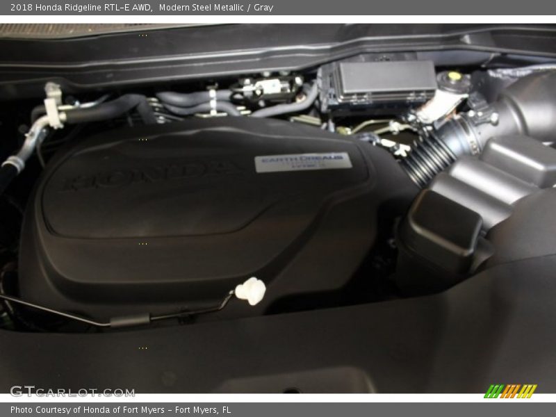 Modern Steel Metallic / Gray 2018 Honda Ridgeline RTL-E AWD