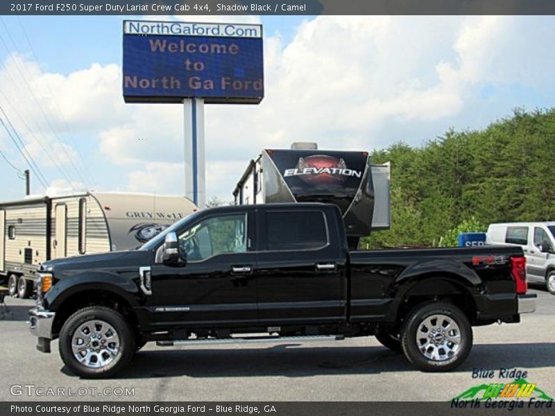 Shadow Black / Camel 2017 Ford F250 Super Duty Lariat Crew Cab 4x4
