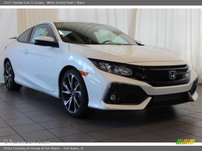 White Orchid Pearl / Black 2017 Honda Civic Si Coupe