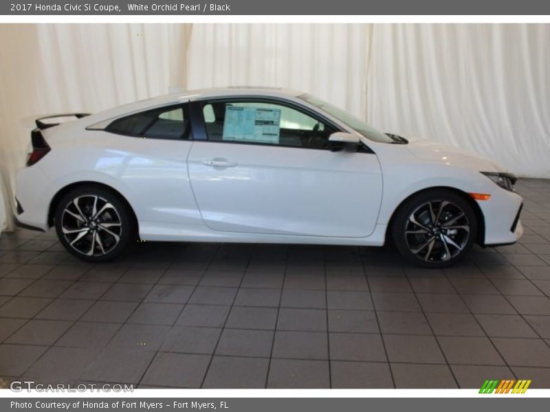 White Orchid Pearl / Black 2017 Honda Civic Si Coupe