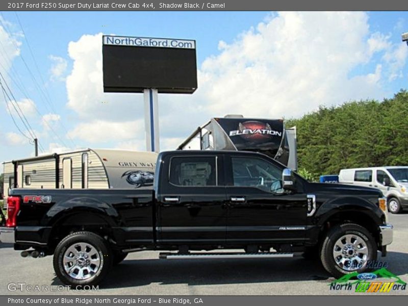 Shadow Black / Camel 2017 Ford F250 Super Duty Lariat Crew Cab 4x4