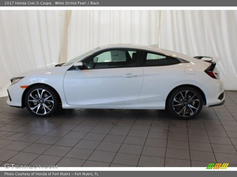 White Orchid Pearl / Black 2017 Honda Civic Si Coupe