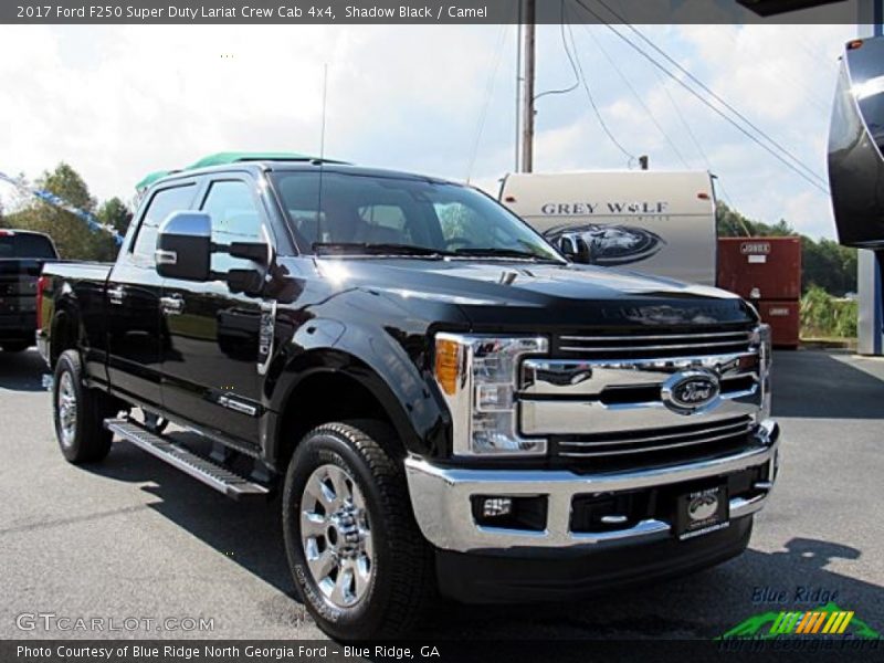 Shadow Black / Camel 2017 Ford F250 Super Duty Lariat Crew Cab 4x4