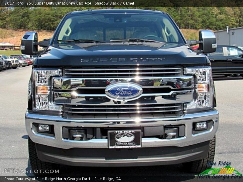 Shadow Black / Camel 2017 Ford F250 Super Duty Lariat Crew Cab 4x4