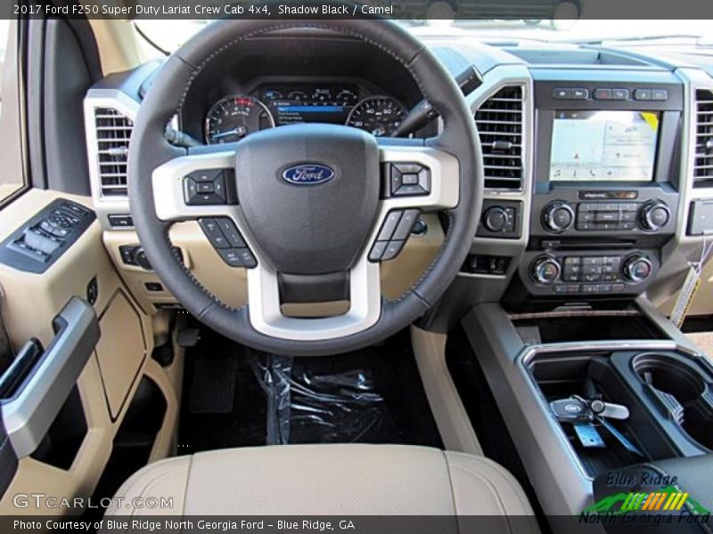 Shadow Black / Camel 2017 Ford F250 Super Duty Lariat Crew Cab 4x4
