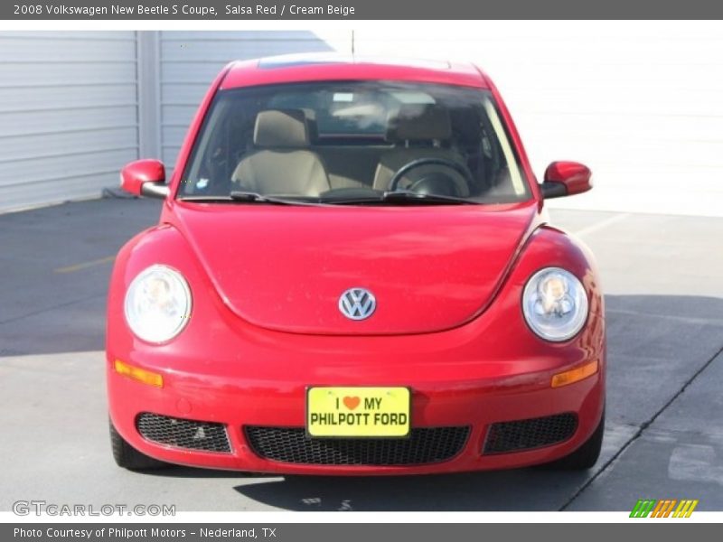 Salsa Red / Cream Beige 2008 Volkswagen New Beetle S Coupe