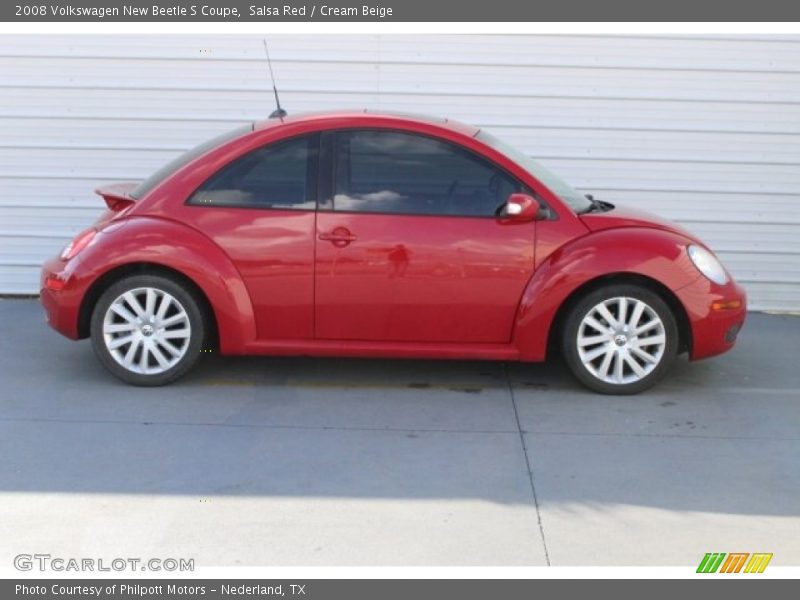 Salsa Red / Cream Beige 2008 Volkswagen New Beetle S Coupe