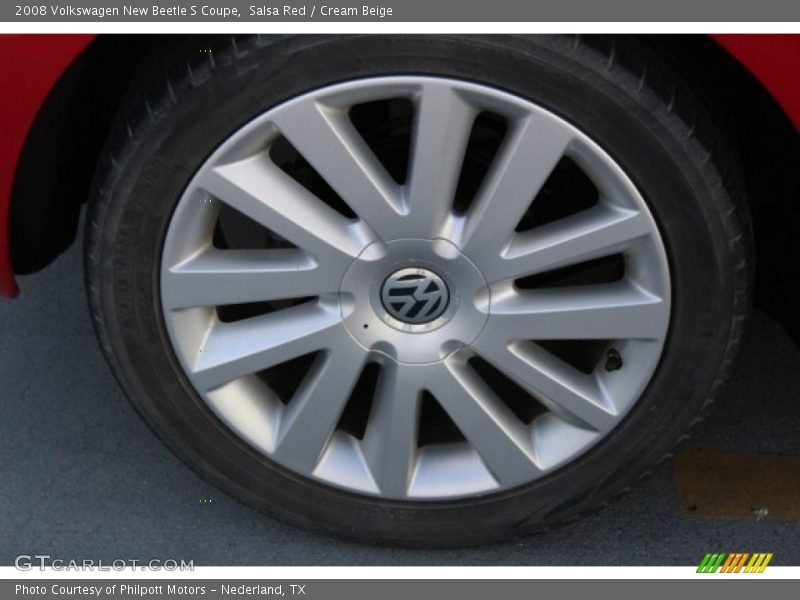 Salsa Red / Cream Beige 2008 Volkswagen New Beetle S Coupe