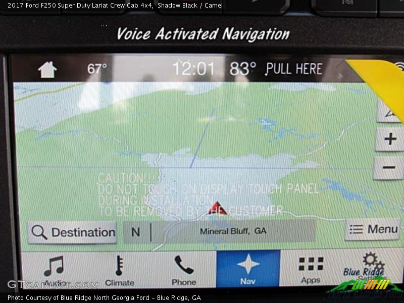 Shadow Black / Camel 2017 Ford F250 Super Duty Lariat Crew Cab 4x4