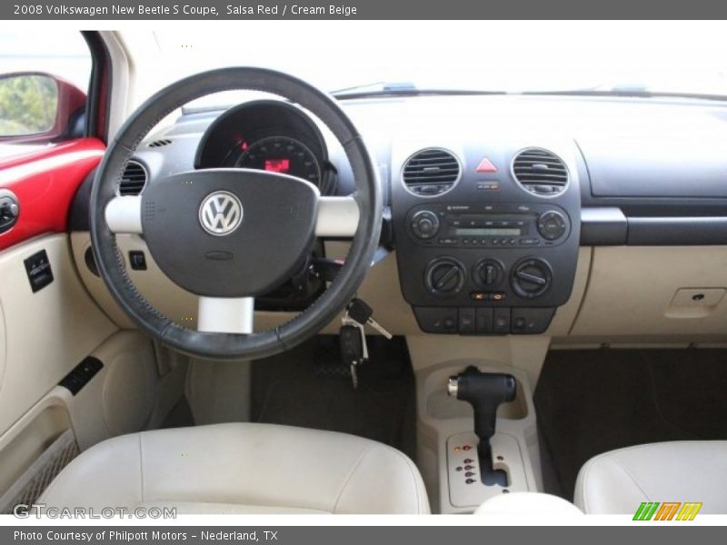 Salsa Red / Cream Beige 2008 Volkswagen New Beetle S Coupe