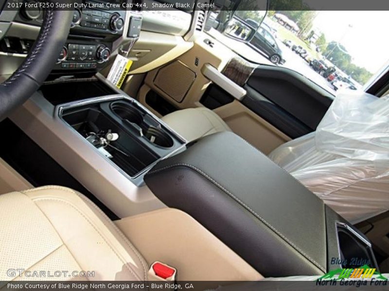 Shadow Black / Camel 2017 Ford F250 Super Duty Lariat Crew Cab 4x4