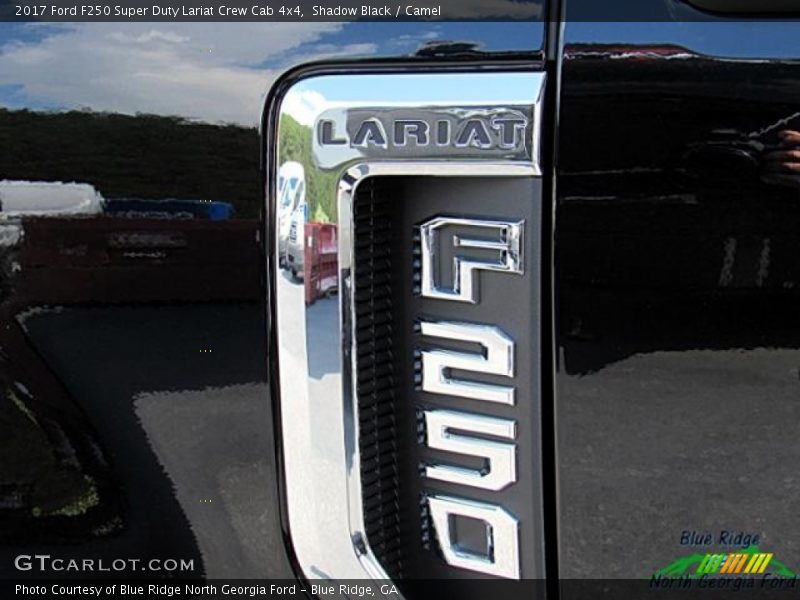 Shadow Black / Camel 2017 Ford F250 Super Duty Lariat Crew Cab 4x4