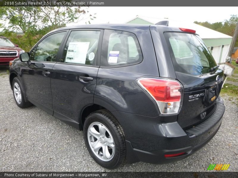 Dark Gray Metallic / Platinum 2018 Subaru Forester 2.5i