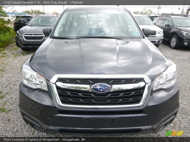 Dark Gray Metallic / Platinum 2018 Subaru Forester 2.5i