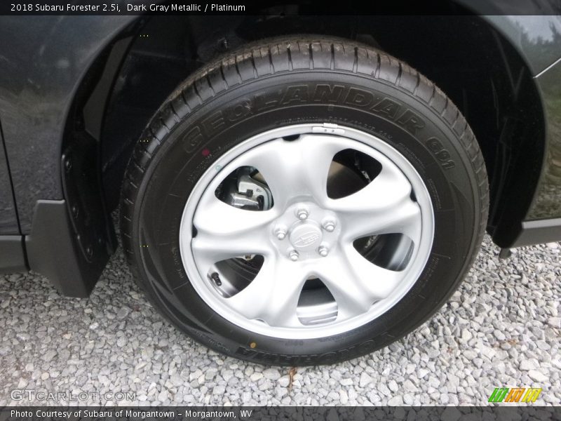 Dark Gray Metallic / Platinum 2018 Subaru Forester 2.5i