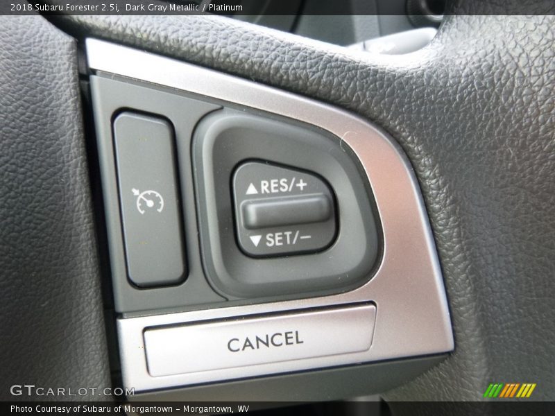 Dark Gray Metallic / Platinum 2018 Subaru Forester 2.5i