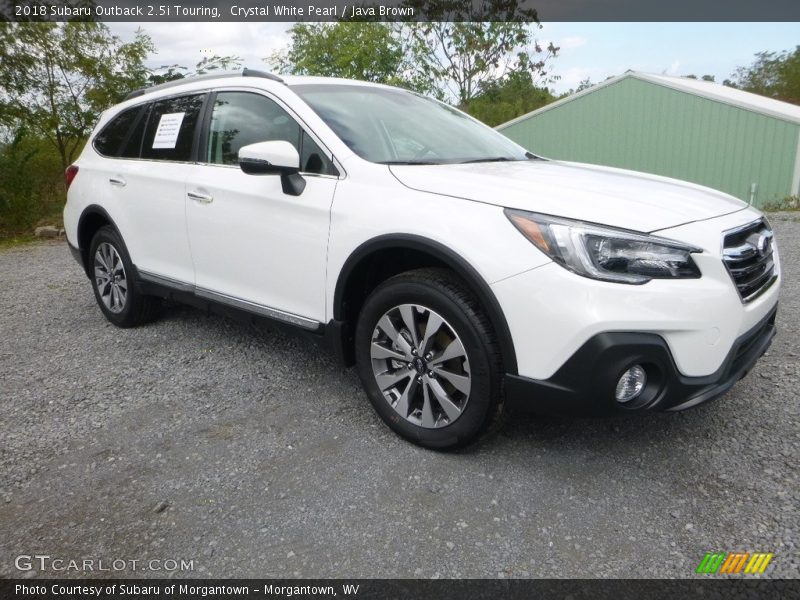 Crystal White Pearl / Java Brown 2018 Subaru Outback 2.5i Touring
