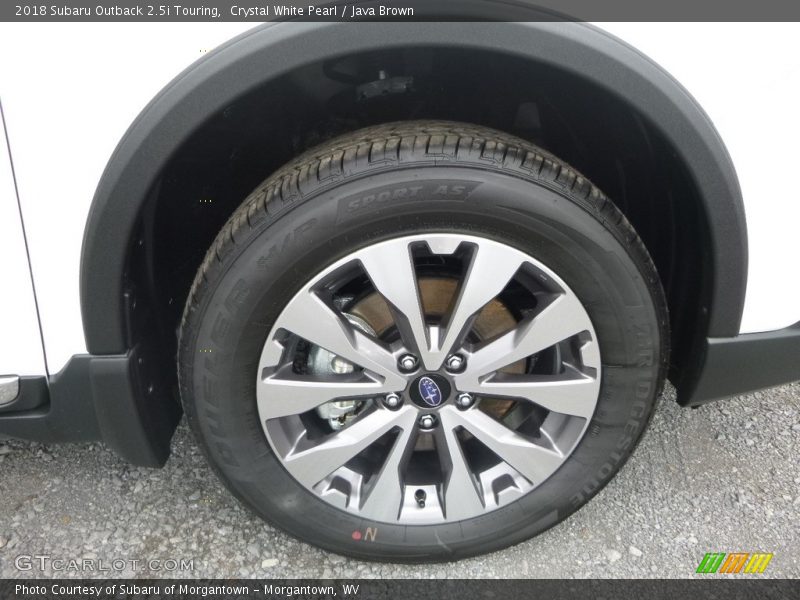 Crystal White Pearl / Java Brown 2018 Subaru Outback 2.5i Touring