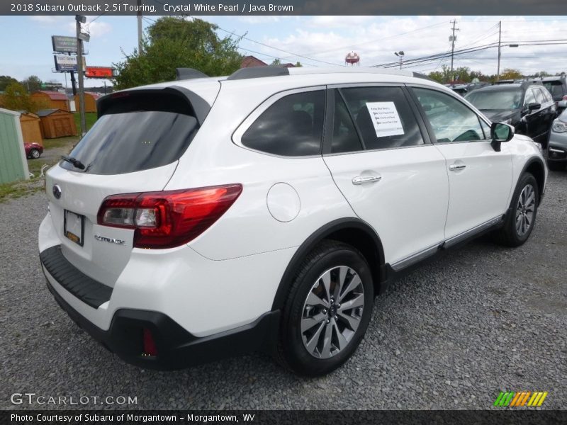 Crystal White Pearl / Java Brown 2018 Subaru Outback 2.5i Touring