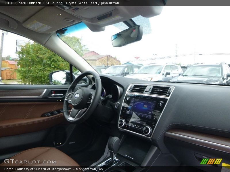 Crystal White Pearl / Java Brown 2018 Subaru Outback 2.5i Touring