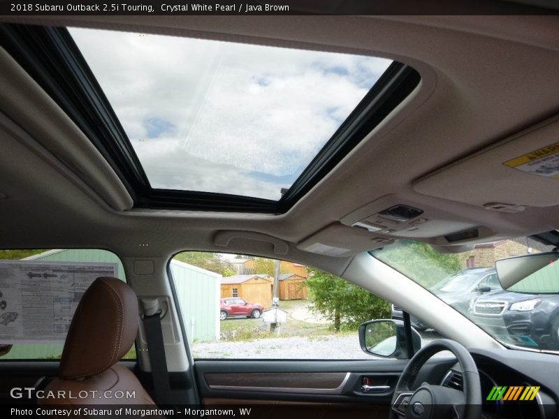 Crystal White Pearl / Java Brown 2018 Subaru Outback 2.5i Touring