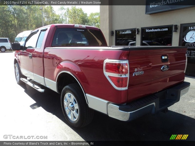 Red Candy Metallic / Medium Stone 2010 Ford F150 XLT SuperCab
