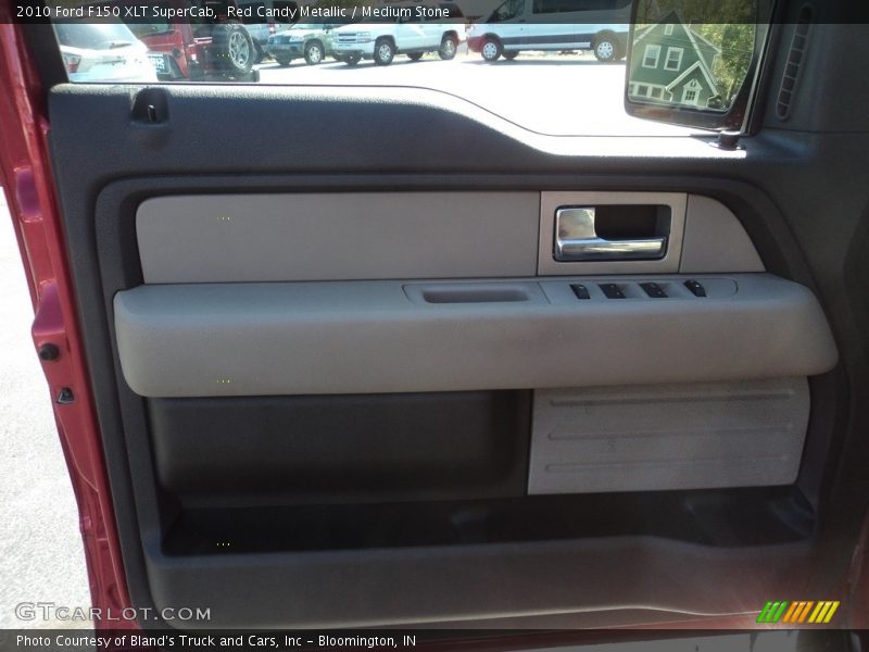 Red Candy Metallic / Medium Stone 2010 Ford F150 XLT SuperCab