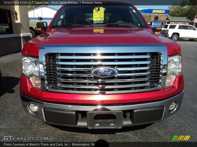Red Candy Metallic / Medium Stone 2010 Ford F150 XLT SuperCab