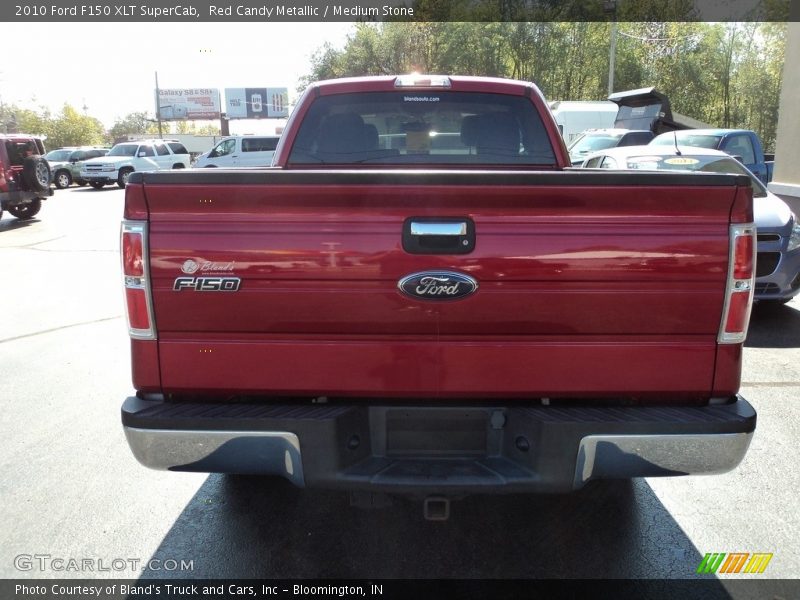 Red Candy Metallic / Medium Stone 2010 Ford F150 XLT SuperCab