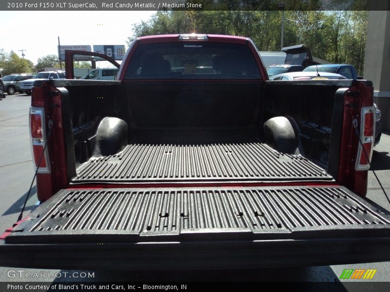 Red Candy Metallic / Medium Stone 2010 Ford F150 XLT SuperCab