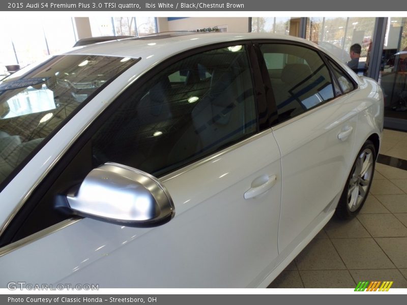 Ibis White / Black/Chestnut Brown 2015 Audi S4 Premium Plus 3.0 TFSI quattro