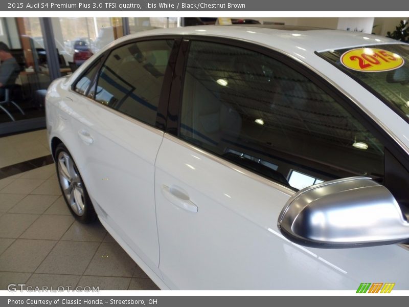 Ibis White / Black/Chestnut Brown 2015 Audi S4 Premium Plus 3.0 TFSI quattro