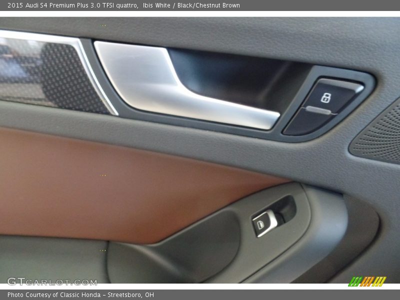 Ibis White / Black/Chestnut Brown 2015 Audi S4 Premium Plus 3.0 TFSI quattro