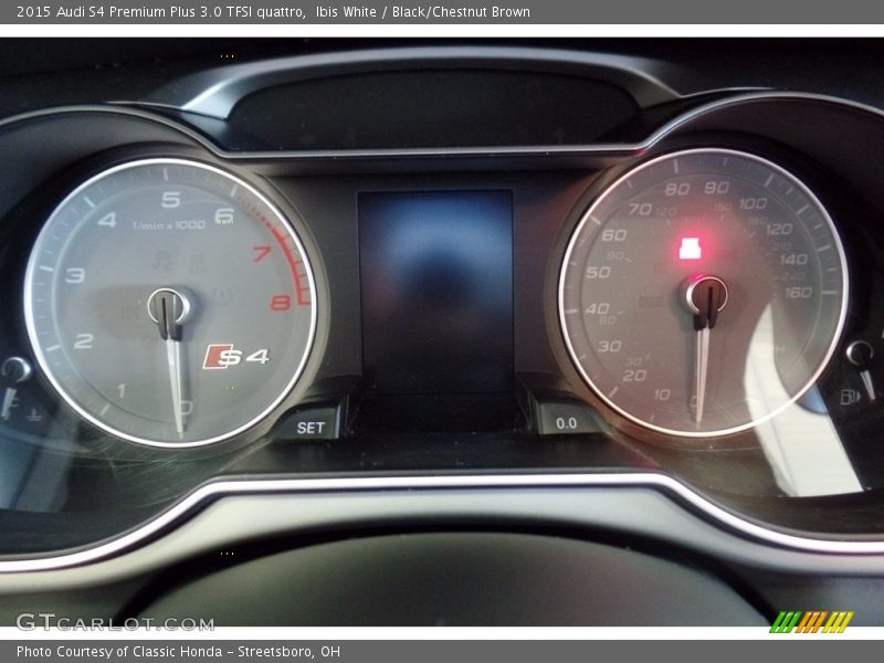 Ibis White / Black/Chestnut Brown 2015 Audi S4 Premium Plus 3.0 TFSI quattro