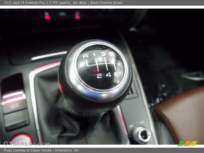 Ibis White / Black/Chestnut Brown 2015 Audi S4 Premium Plus 3.0 TFSI quattro