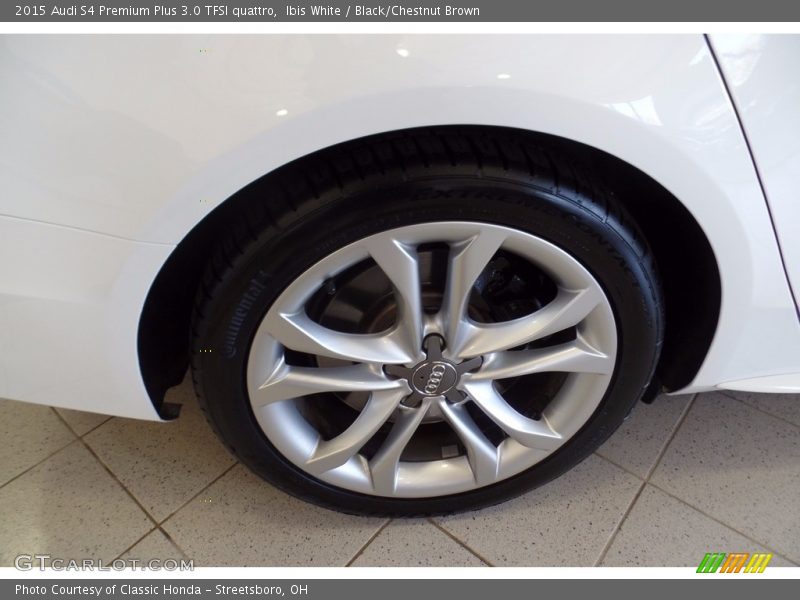 Ibis White / Black/Chestnut Brown 2015 Audi S4 Premium Plus 3.0 TFSI quattro