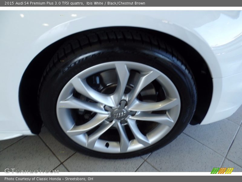 Ibis White / Black/Chestnut Brown 2015 Audi S4 Premium Plus 3.0 TFSI quattro