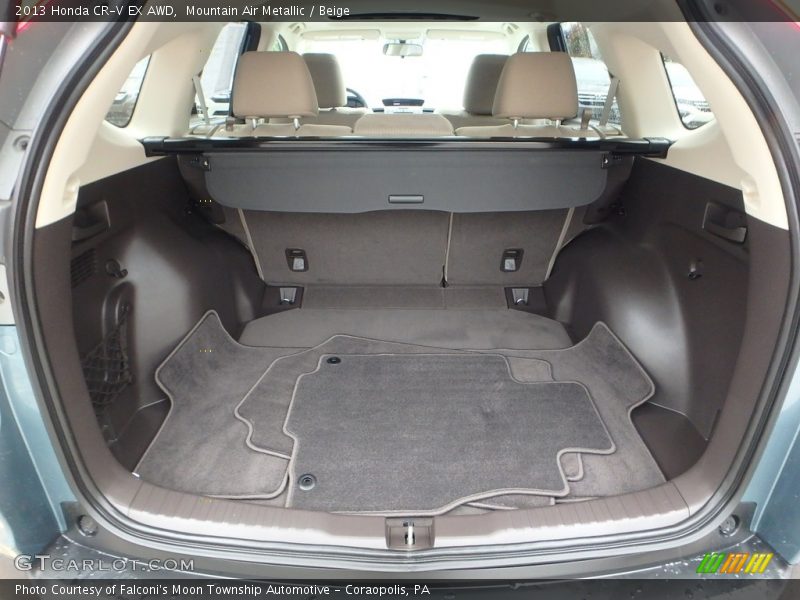 Mountain Air Metallic / Beige 2013 Honda CR-V EX AWD