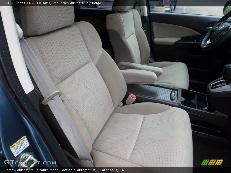 Mountain Air Metallic / Beige 2013 Honda CR-V EX AWD