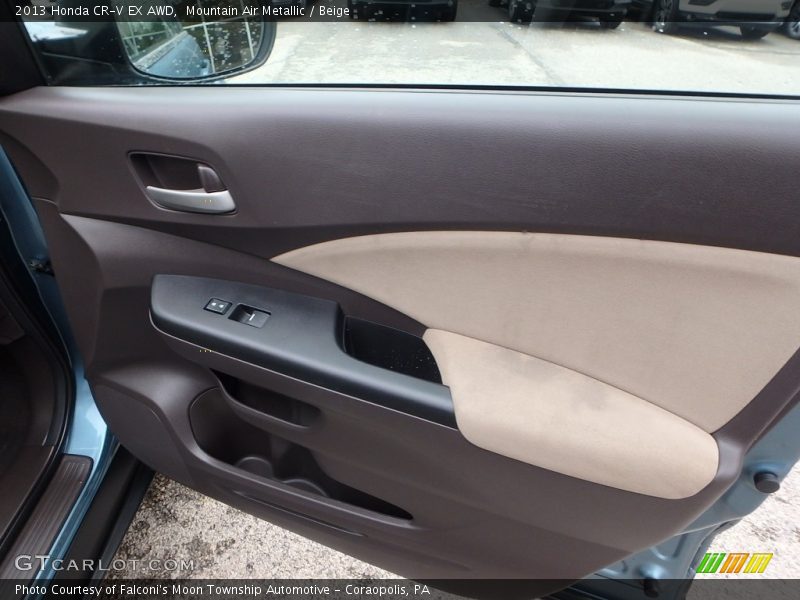 Mountain Air Metallic / Beige 2013 Honda CR-V EX AWD