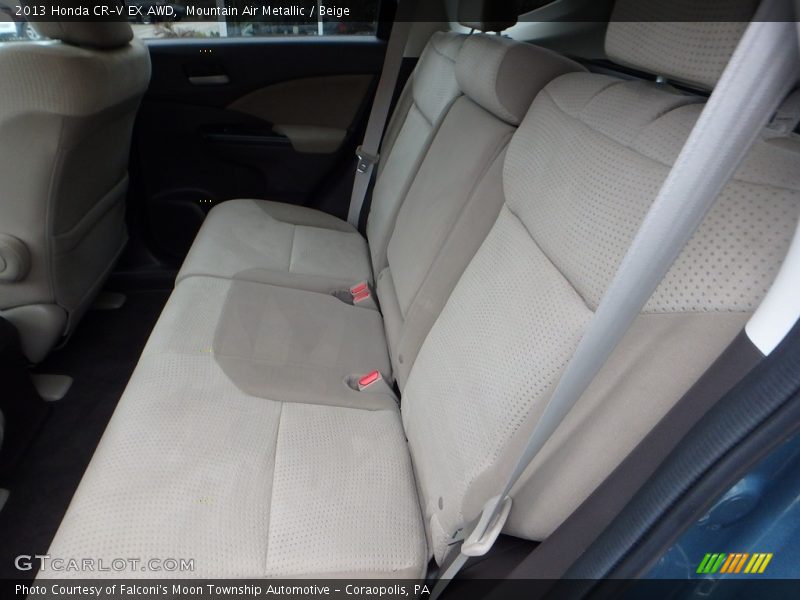 Mountain Air Metallic / Beige 2013 Honda CR-V EX AWD