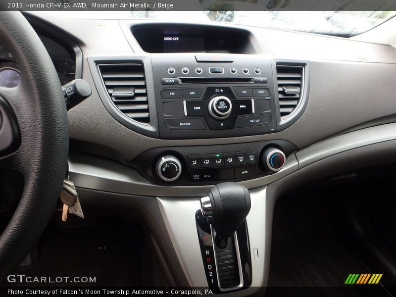 Mountain Air Metallic / Beige 2013 Honda CR-V EX AWD