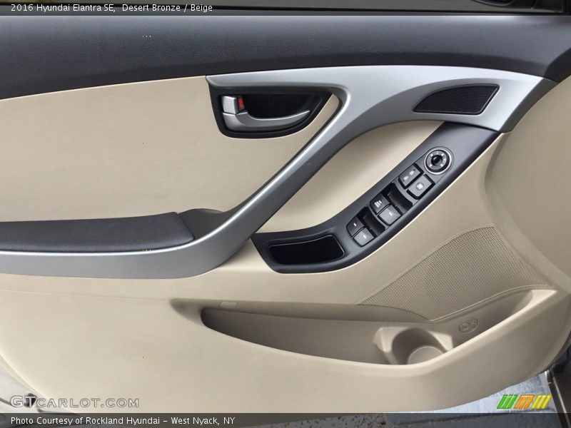 Desert Bronze / Beige 2016 Hyundai Elantra SE