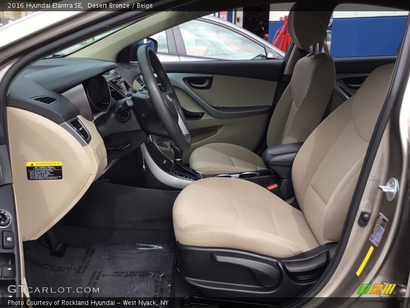 Desert Bronze / Beige 2016 Hyundai Elantra SE